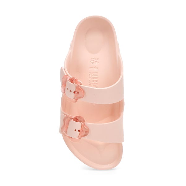 Girls'  Arizona Flower Buckle EVA Narrow Sandal - Light Rose