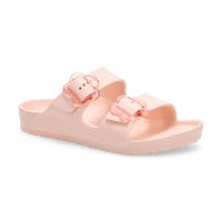 Girls'  Arizona Flower Buckle EVA Narrow Sandal - Light Rose