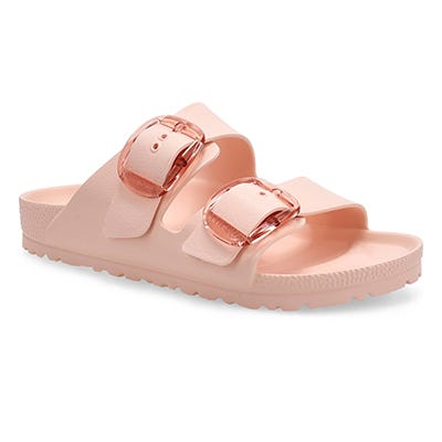Lds Arizona Big Buckle EVA Narrow Sandal - Light Rose
