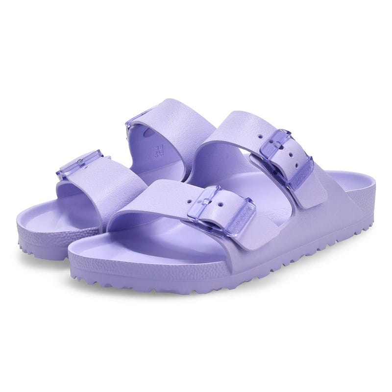 Women's Arizona Stealth Buckle EVA 2 Strap Narrow Sandal - Purple Fog