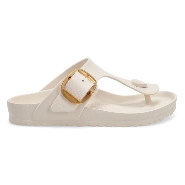 Women's Gizeh Big Buckle EVA Thong Sandal - Eggshell