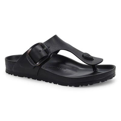 Tongs à grosse boucle GIZEH BIG BUCKLE EVA, noir, femmes