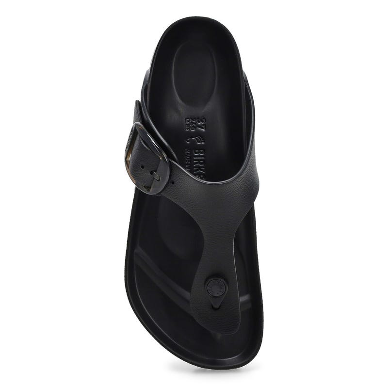 Women's Gizeh Big Buckle EVA Thong Sandal - Black