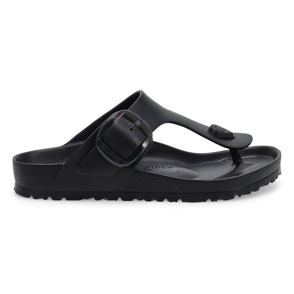 Women's Gizeh Big Buckle EVA Thong Sandal - Black