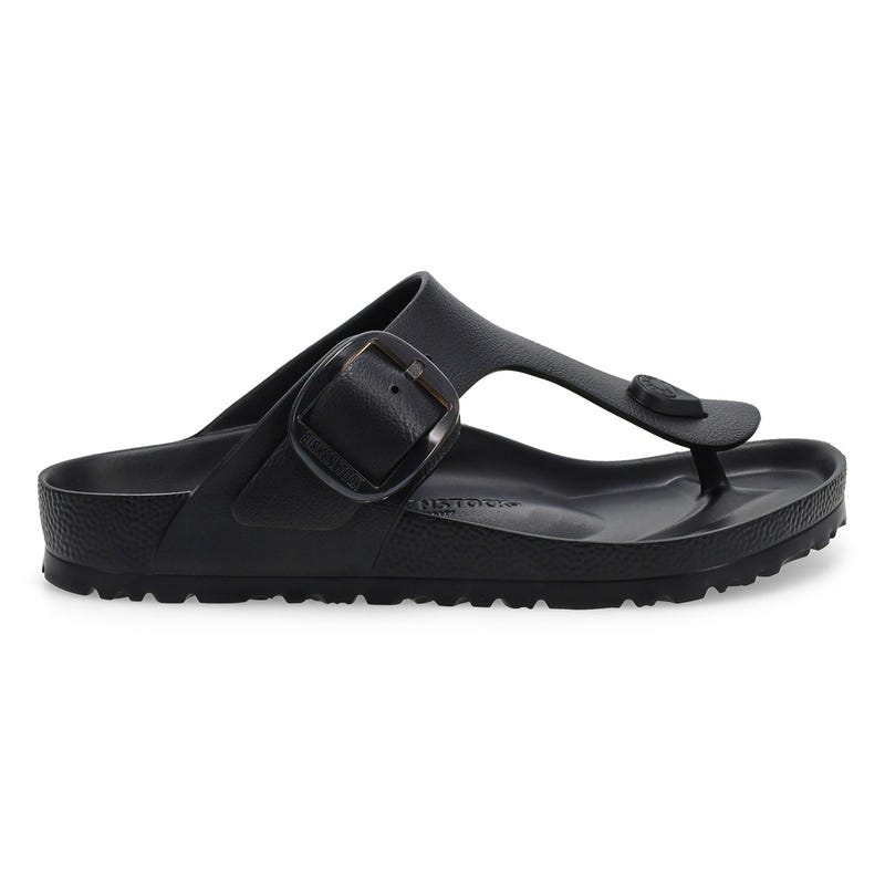 Women's Gizeh Big Buckle EVA Thong Sandal - Black