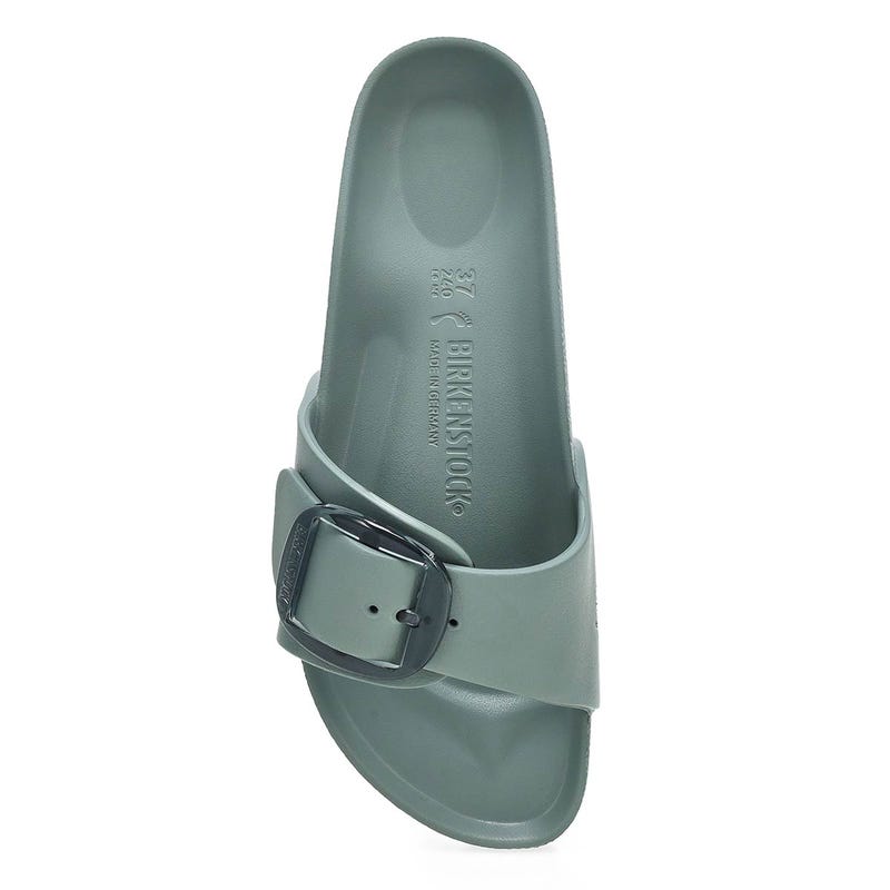 Sandale à grosse boucle MADRID BIG BUCKLE EVA, sauge pure, femmes - ÉTROITE