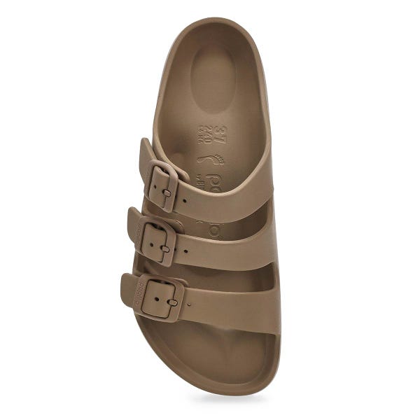 Women's Florida III Platform EVA 3 Strap Narrow Sandal - Gray Taupe