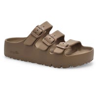 Women's Florida III Platform EVA 3 Strap Narrow Sandal - Gray Taupe
