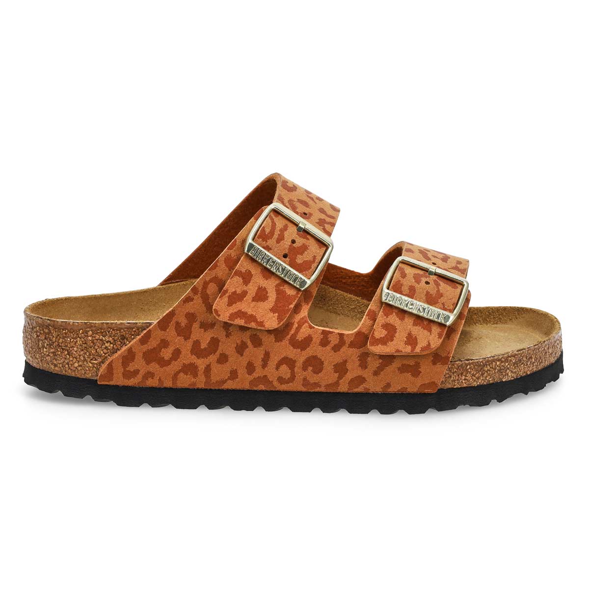Women's Arizona Birko-Flor 2 Strap Sandal - Leo Pecan