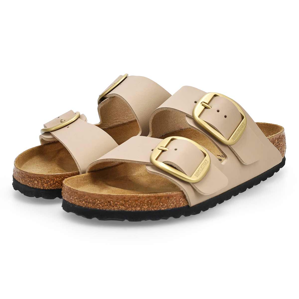 Women's Arizona Big Buckle Birko-Flor 2 Strap Sandal - Sandcastle