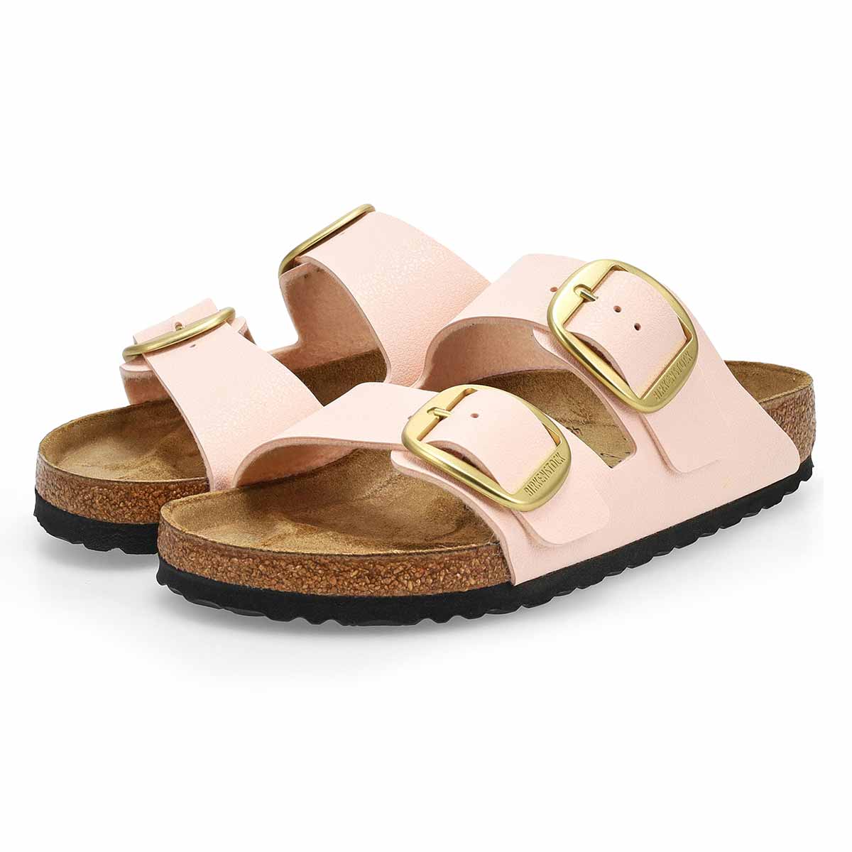 Women's Arizona Big Buckle Birkibuc 2 Strap Sandal - Light Rose