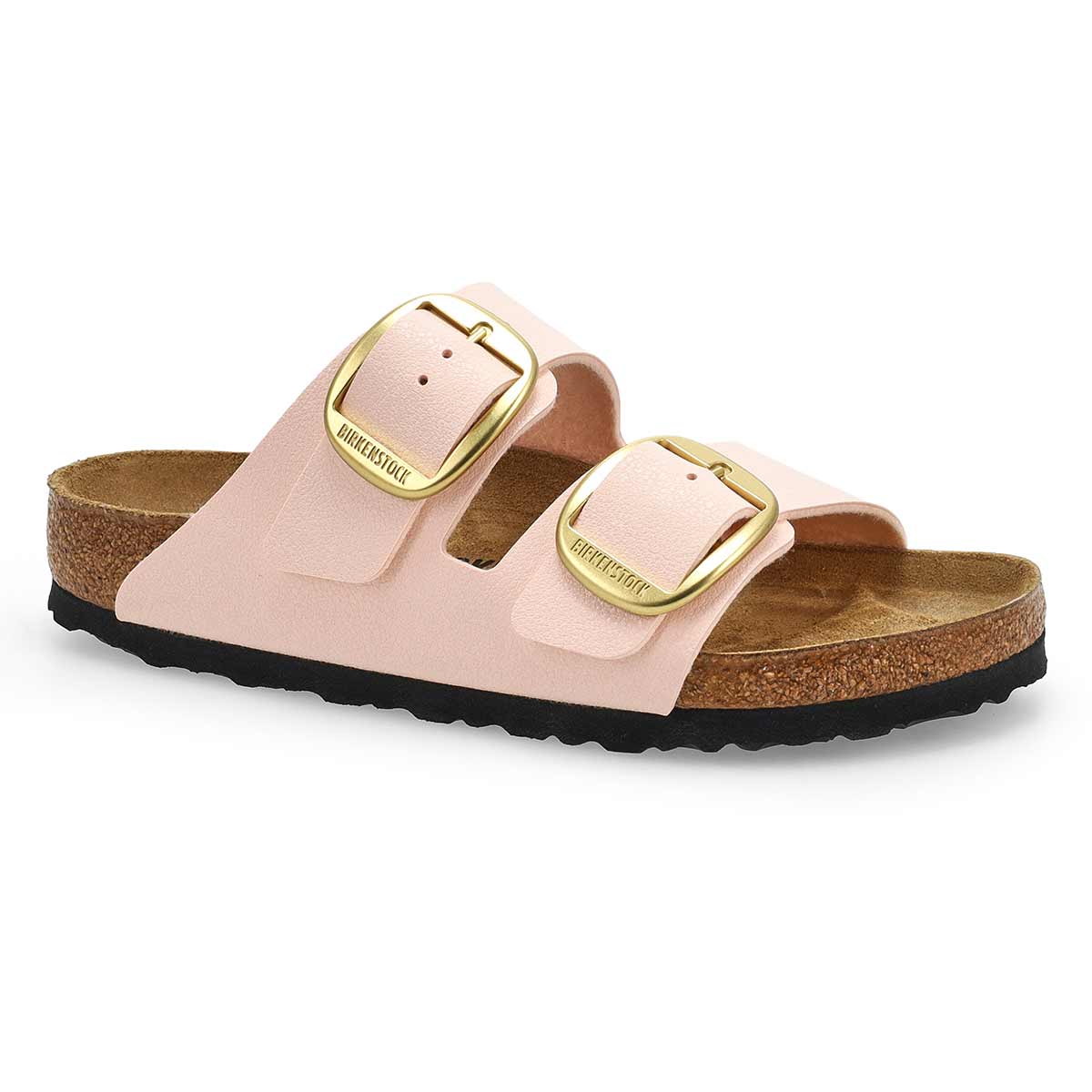 Women's Arizona Big Buckle Birkibuc 2 Strap Sandal - Light Rose