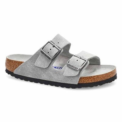 Lds Arizona Soft Footbed 2 Strap Sandal - Pure Sage