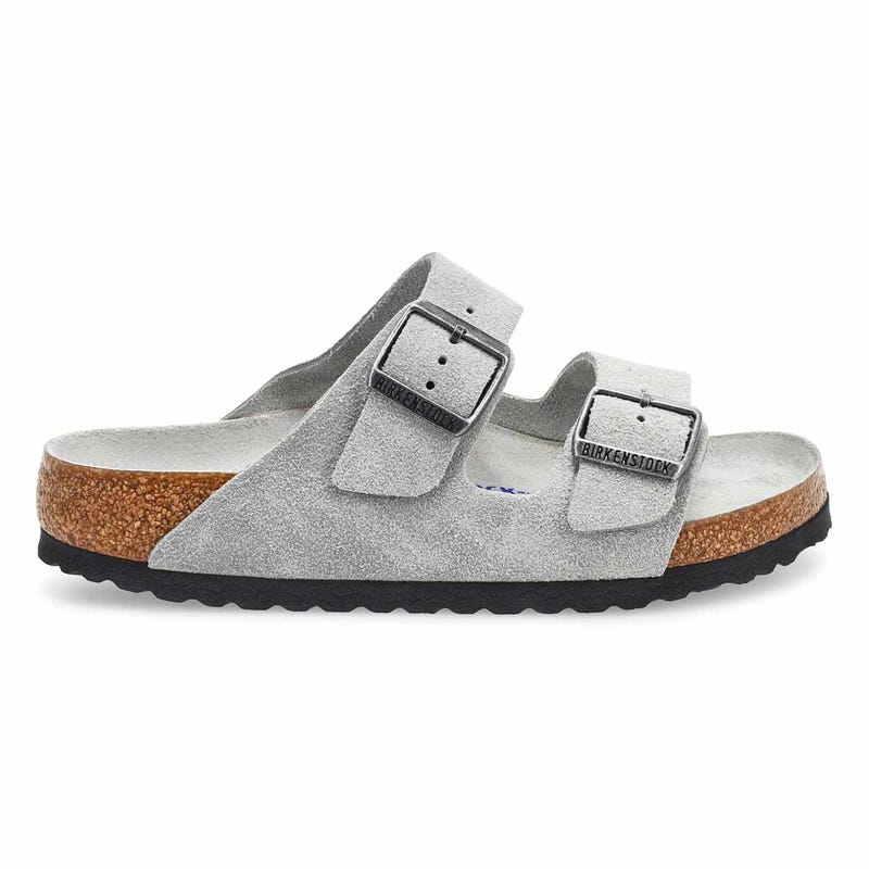 Sandale à assise souple ARIZONA SOFT FOOTBED, sauge pure, femmes