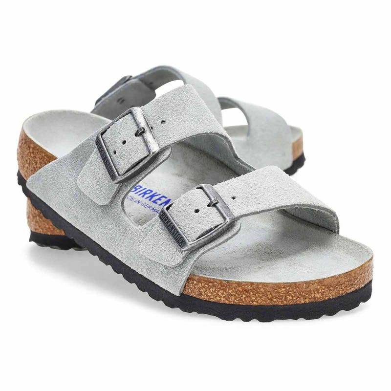 Sandale à assise souple ARIZONA SOFT FOOTBED, sauge pure, femmes
