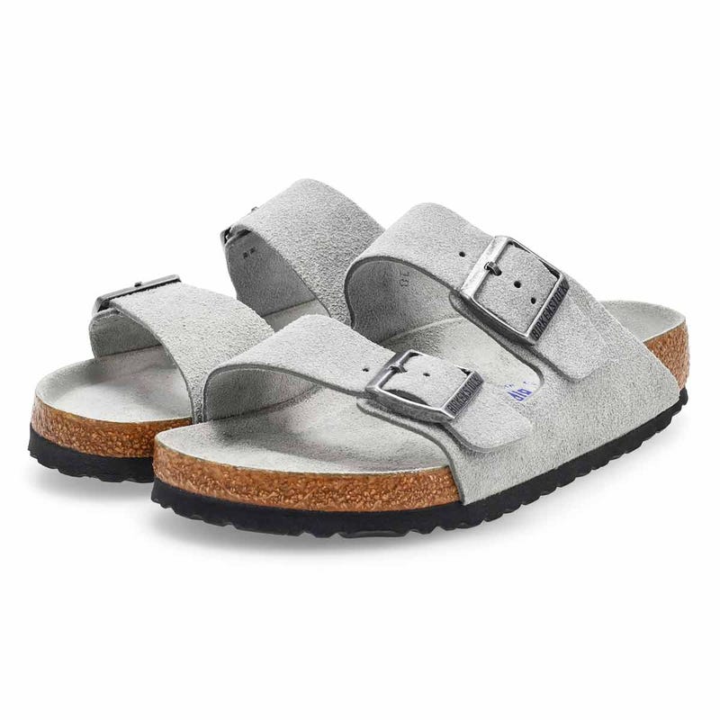 Sandale à assise souple ARIZONA SOFT FOOTBED, sauge pure, femmes