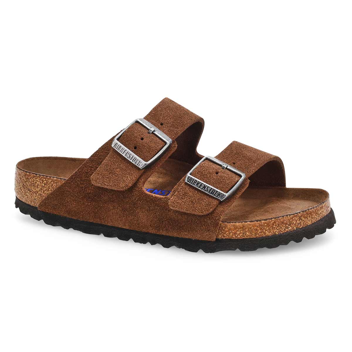 Birkenstock Brown Arizona Two-Strap Leather Sandals Birkenstock Arizona Oiled Nubuck Leather | Iconic Two-Strap  main image 3