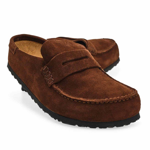 Men's Naples 2.0 Grip Casual Suede Clog - Carafe