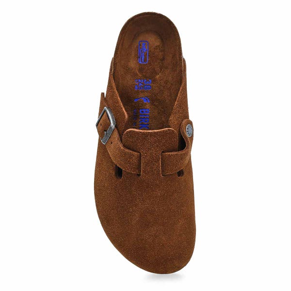 Sabot Boston Soft Footbed étroit pour femmes - Suède Carafe Ton sur ton