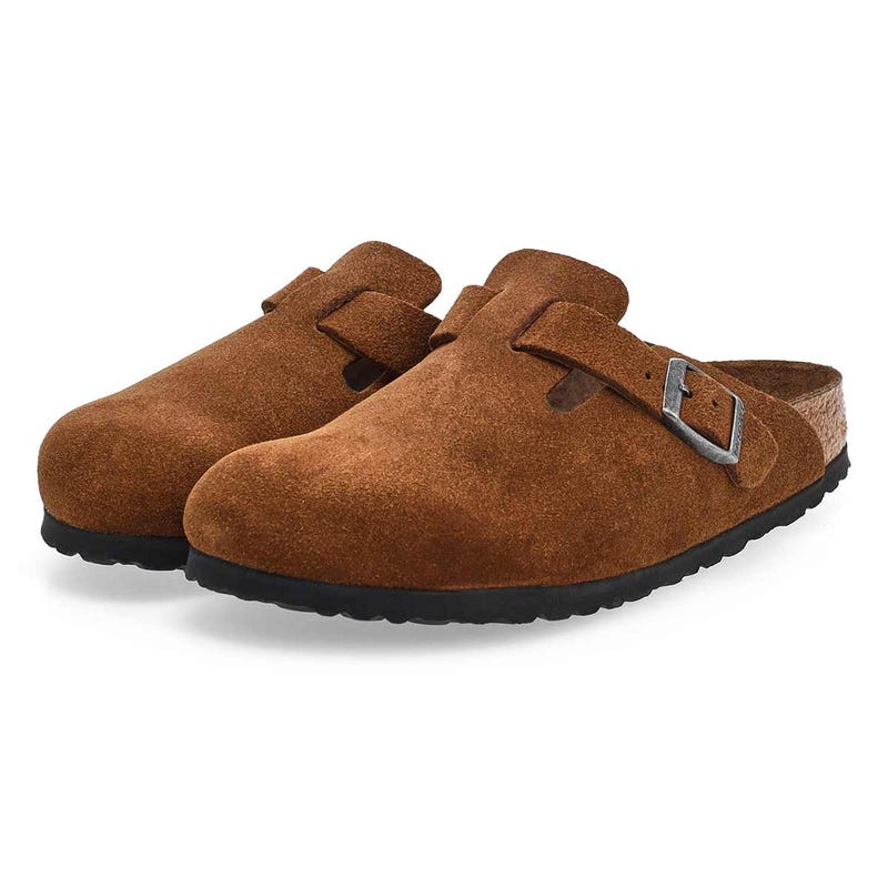 Sabot Boston Soft Footbed étroit pour femmes - Suède Carafe Ton sur ton