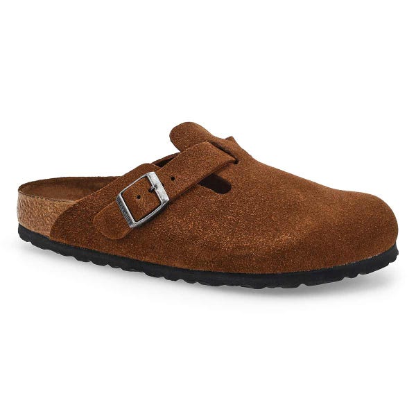 Sabot Boston Soft Footbed étroit pour femmes - Suède Carafe Ton sur ton