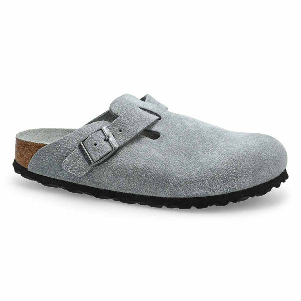 Sabot à lit de pied souple BOSTON, sauge pure, femmes - ÉTROIT