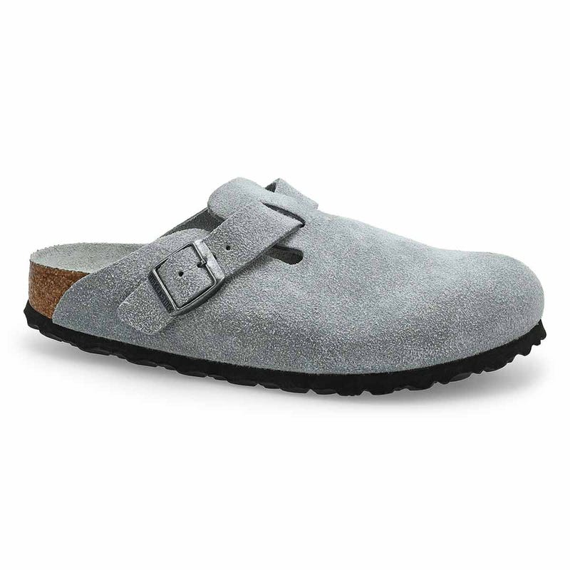 Sabot à lit de pied souple BOSTON, sauge pure, femmes - ÉTROIT