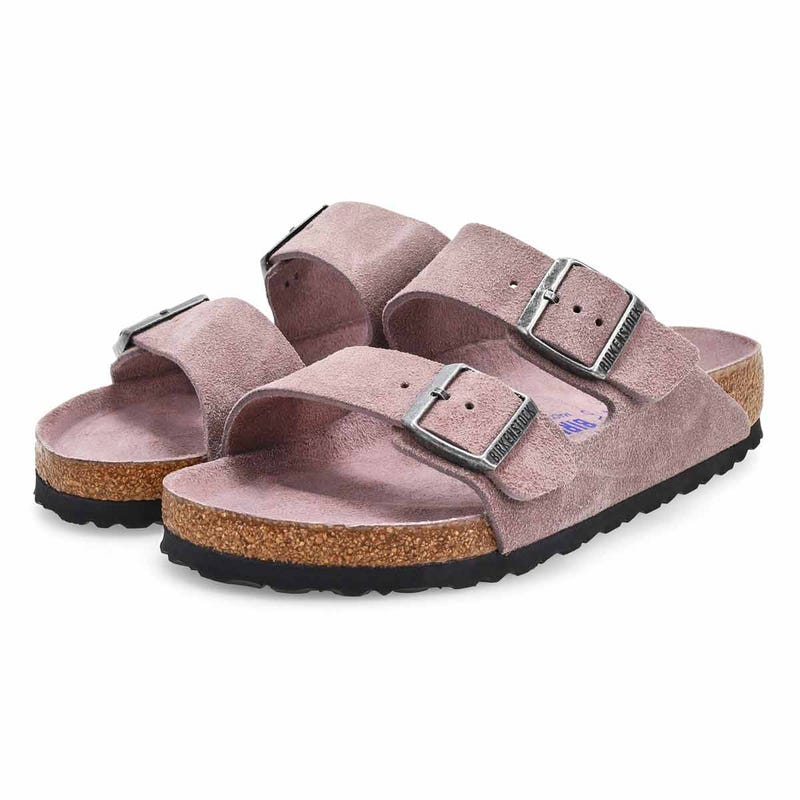 Sandale à assise souple ARIZONA SOFT FOOTBED, violet délavé, femmes