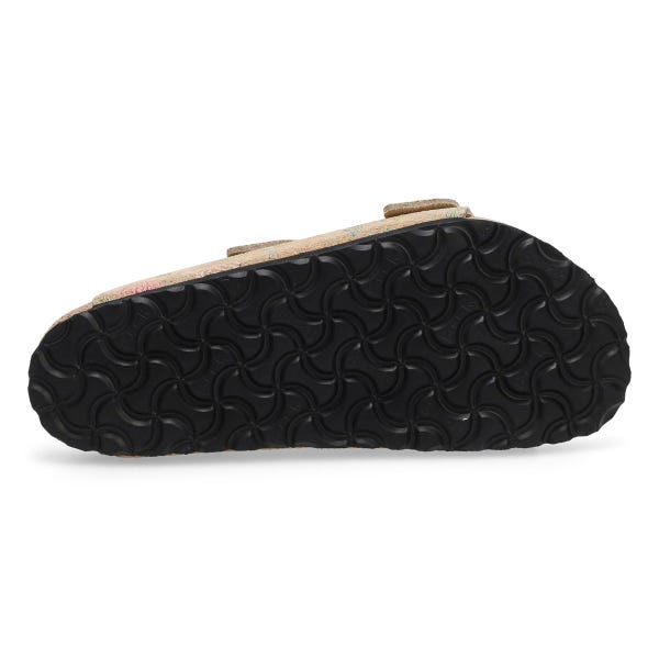 Women's Arizona Printed 2 Strap Sandal - Sandcastle/Flower
