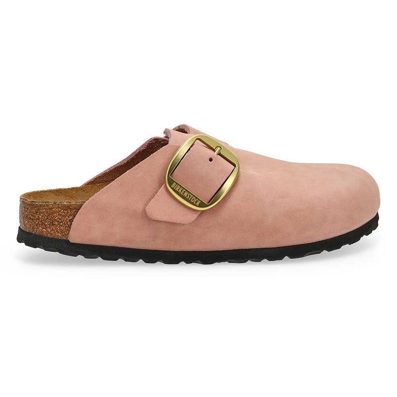 Women's Boston Big Buckle Narrow Clog - Soft Pink