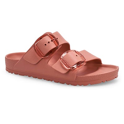 Lds Arizona Big Buckle EVA Narrow Sandal - Pink Clay