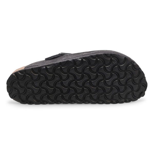 Sabot étroit Boston Soft Footbed pour femmes - suède charbon ton sur ton