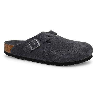 Mns Boston Soft Footbed Clog - Charcoal