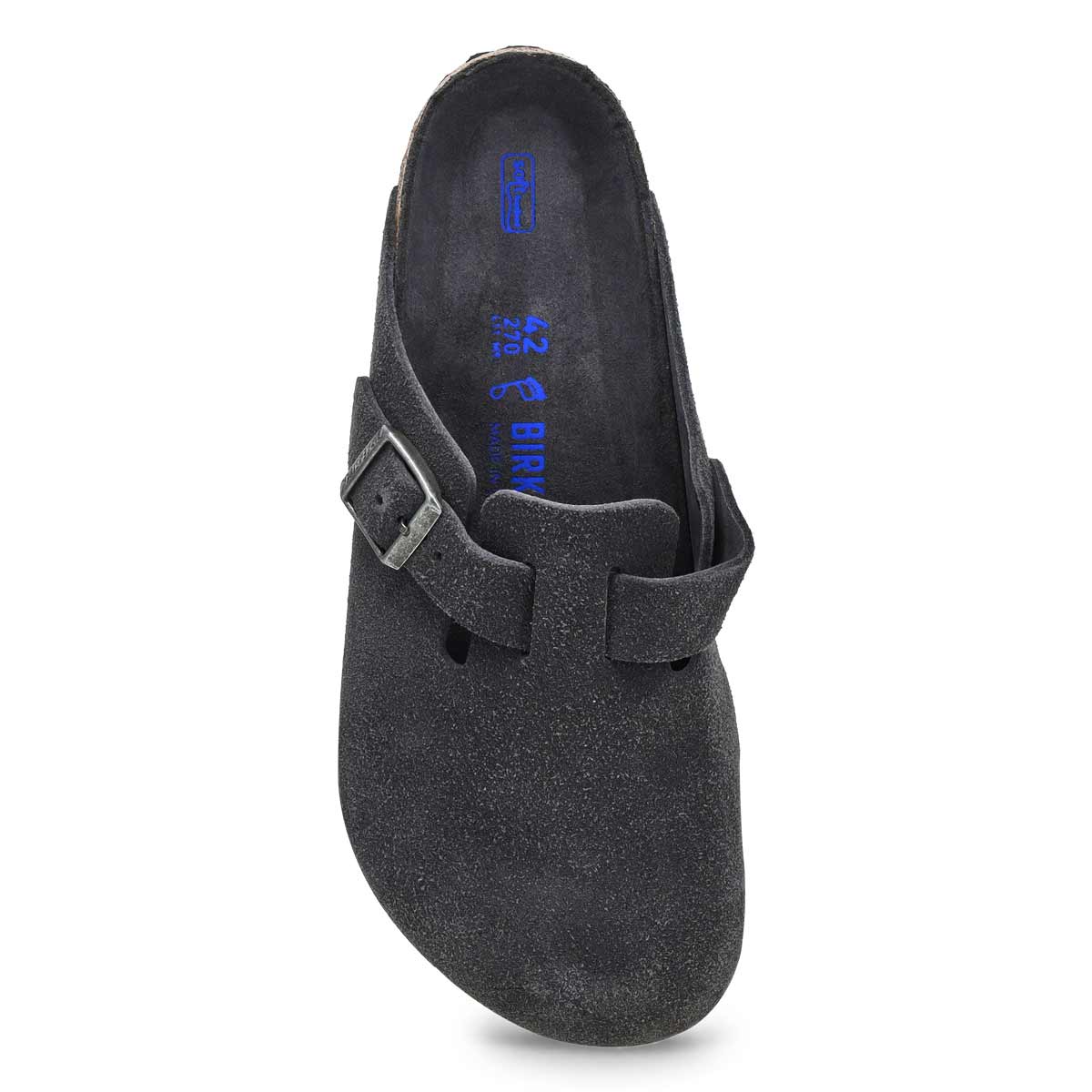 Sabot dcontract en cuir huil BOSTON, noir, homm