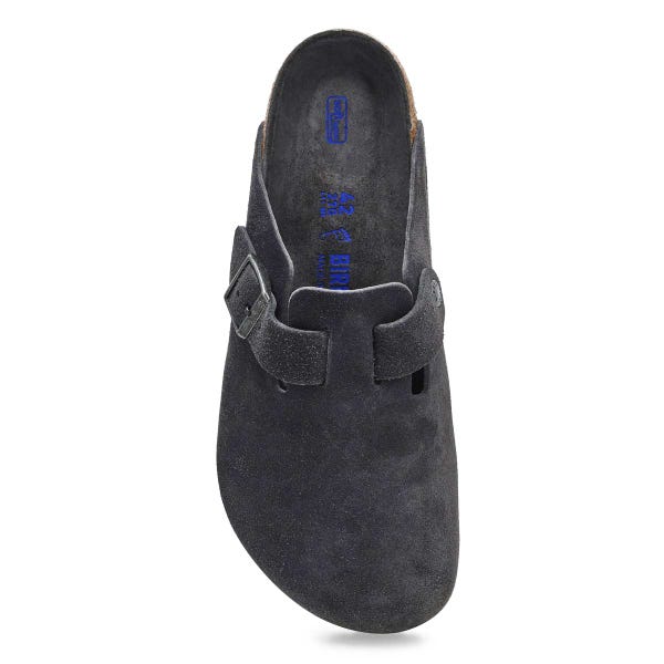 Sabot à lit de pied souple BOSTON SOFT FOOTBED, anthracite, hommes