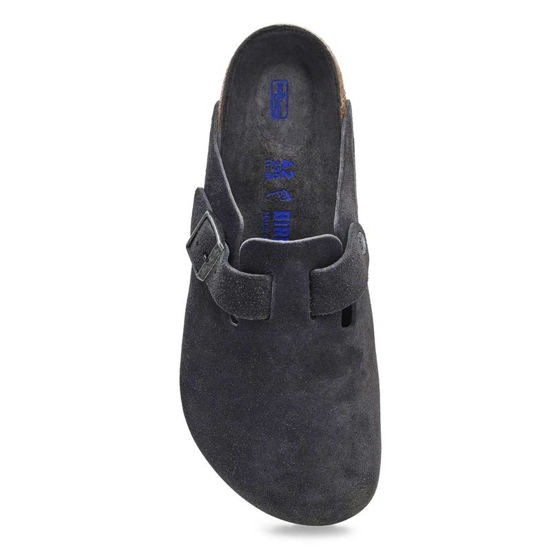 Sabot à lit de pied souple BOSTON SOFT FOOTBED, anthracite, hommes