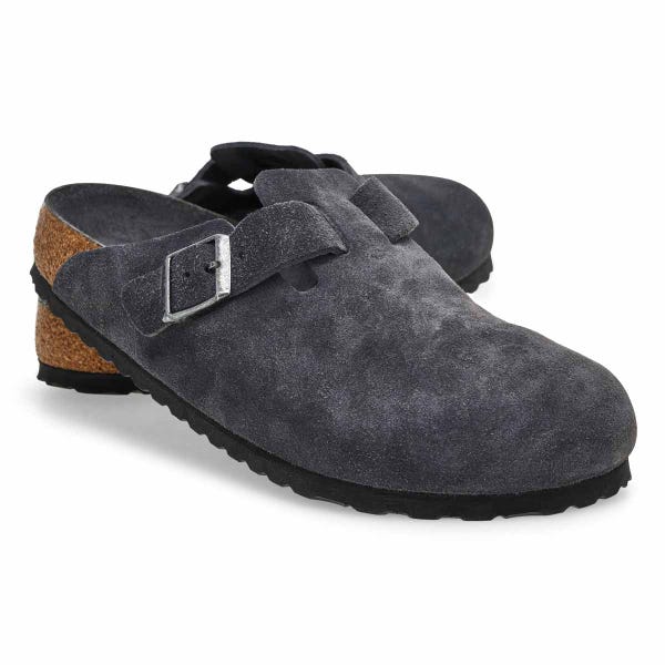 Sabot à lit de pied souple BOSTON SOFT FOOTBED, anthracite, hommes