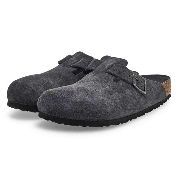 Sabot à lit de pied souple BOSTON SOFT FOOTBED, anthracite, hommes