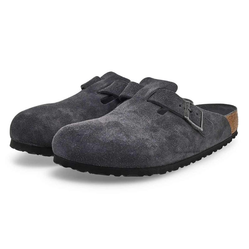 Sabot à lit de pied souple BOSTON SOFT FOOTBED, anthracite, hommes