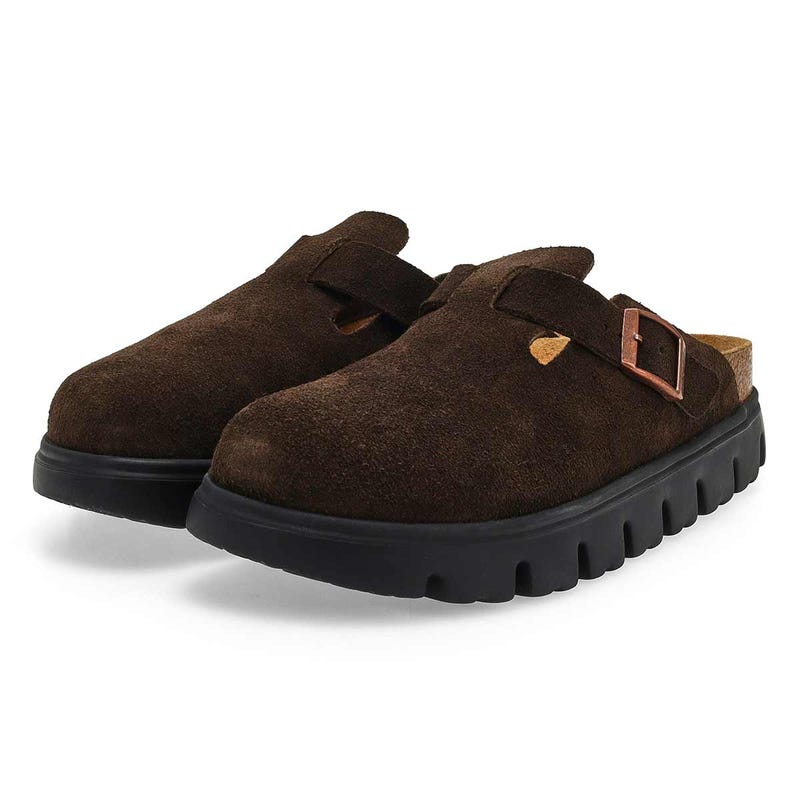 Women's  Boston Chunky Platform Narrow Clog - Mocha