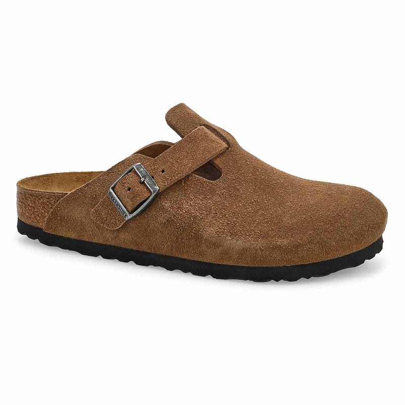 Women's  Boston Narrow Clog - Dark Tea