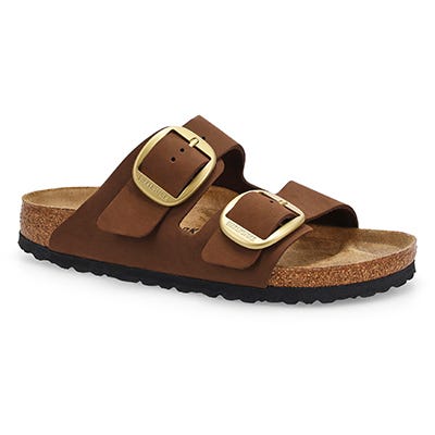 Sandale pour femme Arizona Big Buckle à 2 brides étroite - Carafe