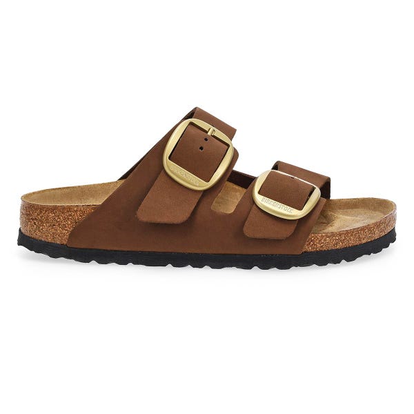Women's  Arizona Big Buckle 2 Strap Narrow Sandal -  Carafe