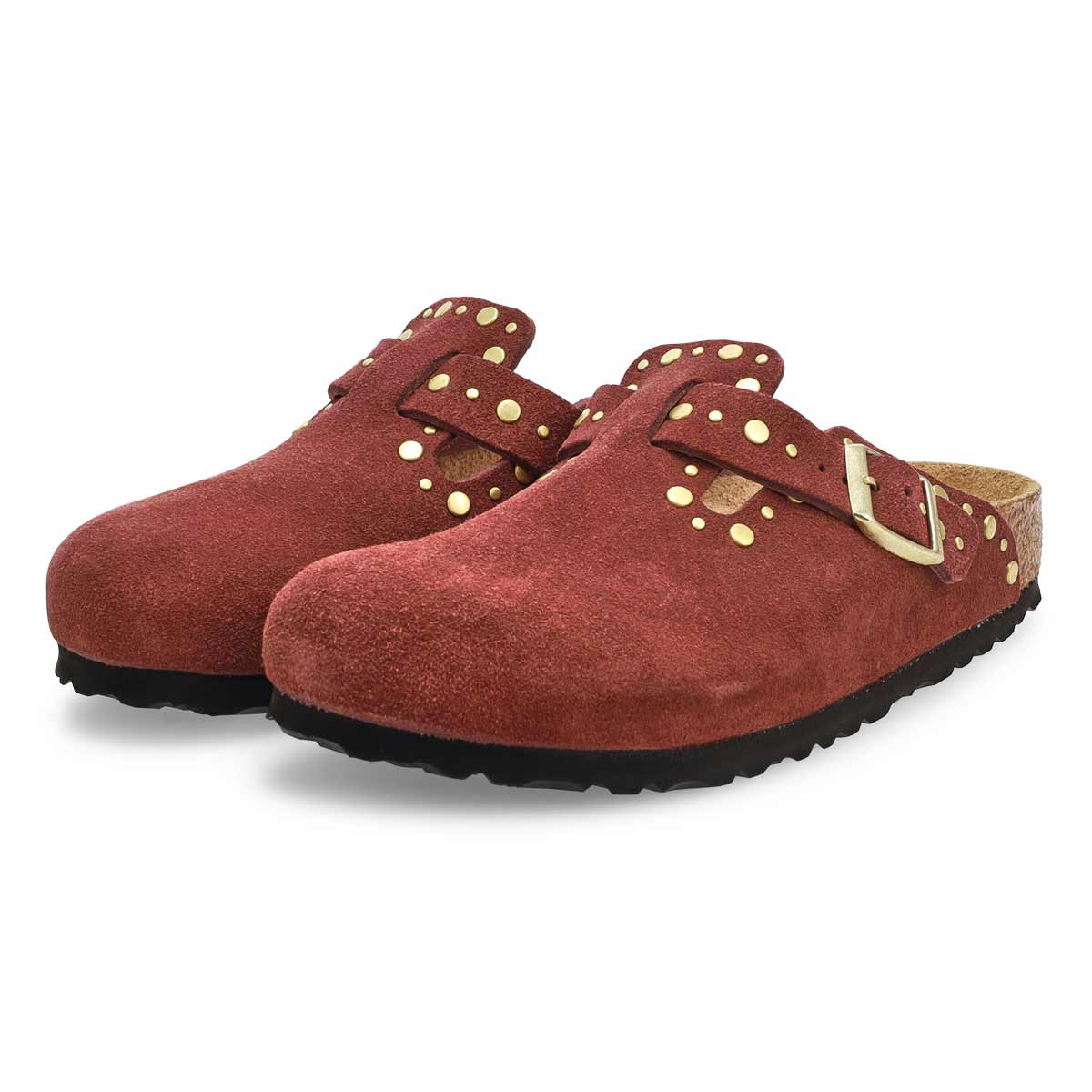 Women's  Boston Rivets Narrow Clog - Taupe