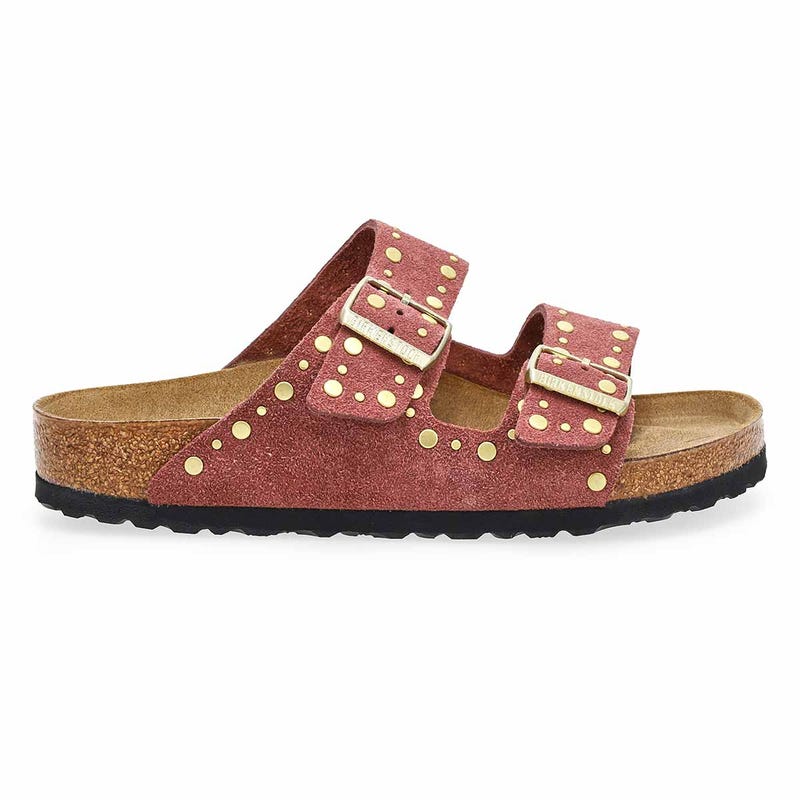 Women's Arizona Rivets 2 Strap Sandal - Pepper