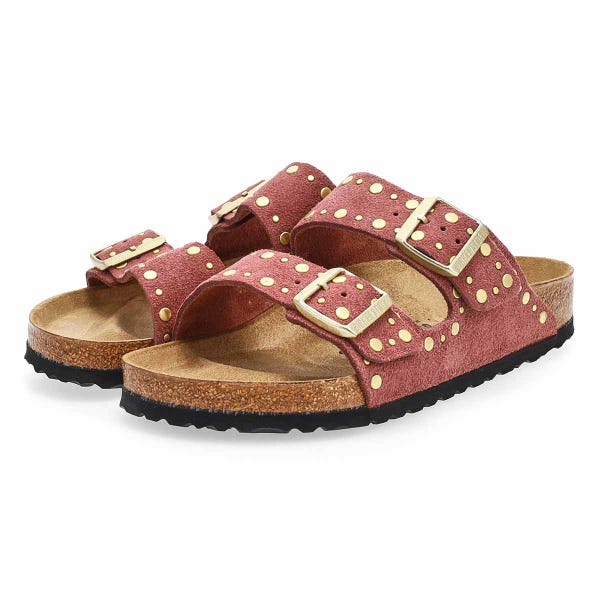Women's Arizona Rivets 2 Strap Sandal - Pepper