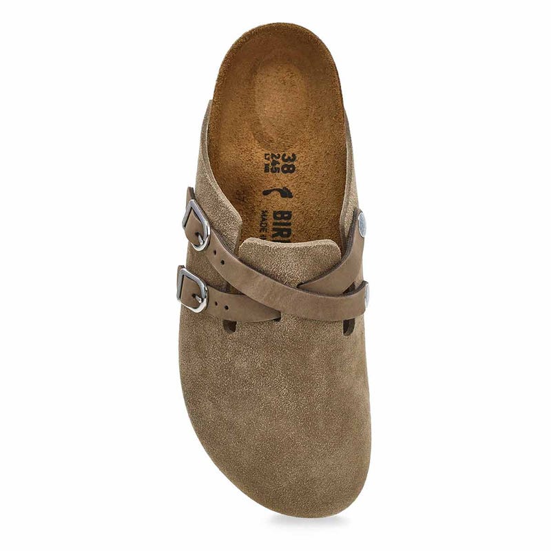 Women's Blair Suede Narrow Clog - Taupe