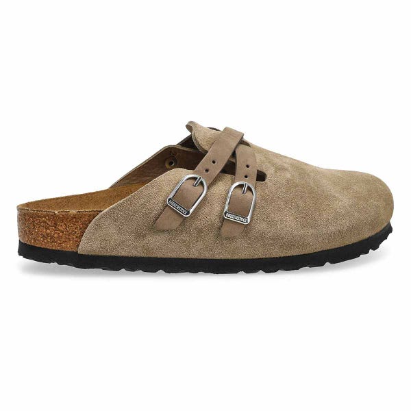 Women's Blair Suede Narrow Clog - Taupe