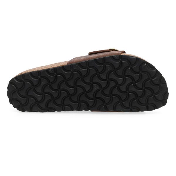 Sandales étroites à grosse boucle MADRID BIG BUCKLE, havane, femmes