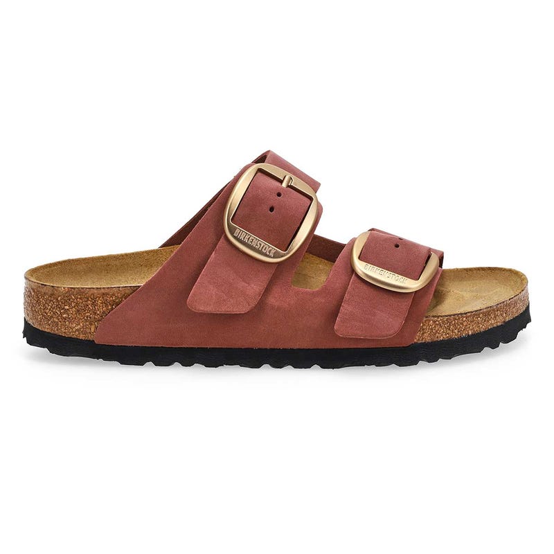 Women's  Arizona Big Buckle 2 Strap Narrow Sandal -  Pepper